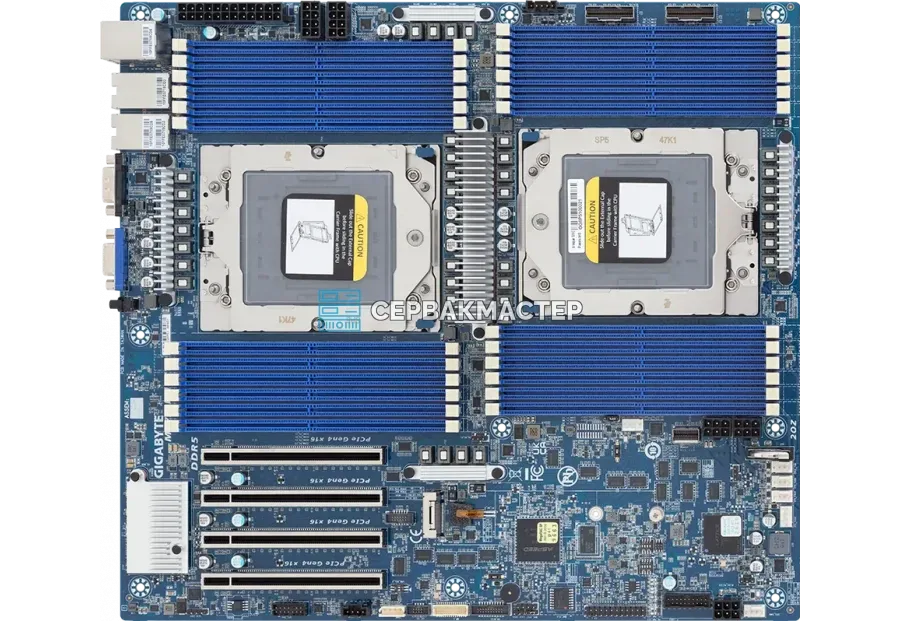 Материнская плата Supermicro X14DBI E-ATX, 2x LGA4710, 16 DIMM DDR4 [MBD-X14DBI-B] — купить в СервакМастер