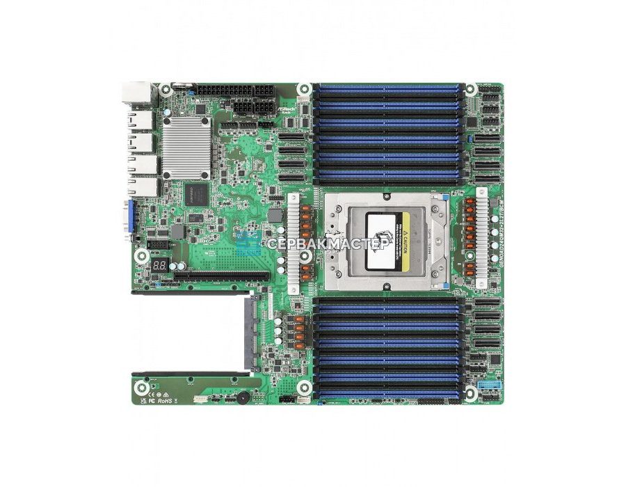 Материнская плата Supermicro X12SDV-8C-SPT4F Mini-ITX, FCBGA2227, 2 DIMM, DDR4 128GB [MBD-X12SDV-8C-SPT4F] — купить в СервакМастер