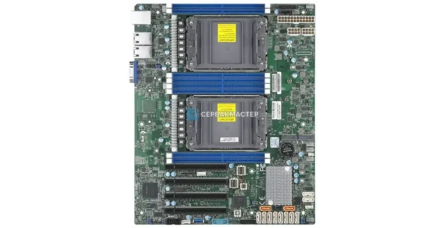 Материнская плата Supermicro X12DPL-i6 (2x LGA4189, 3rd Gen Intel Xeon, ATX) — купить в СервакМастер