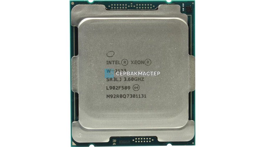 Процессор Intel Xeon W-2123 (4c/8t, 3.6GHz-3.9GHz, 120W)