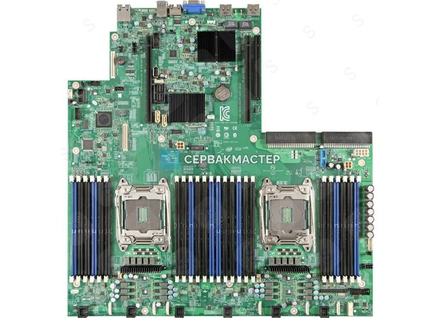 Серверная материнская плата Intel S2600WT (Custom 16.7" x 17", 2x LGA 2011, 24 DIMM) — купить в СервакМастер