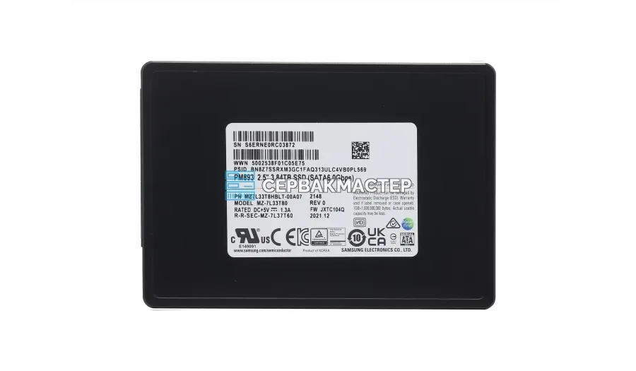 SSD-накопитель Solidigm D3-S4520 7.68TB 2.5" SATA 6Gb/s [SSDSC2KB076TZ]