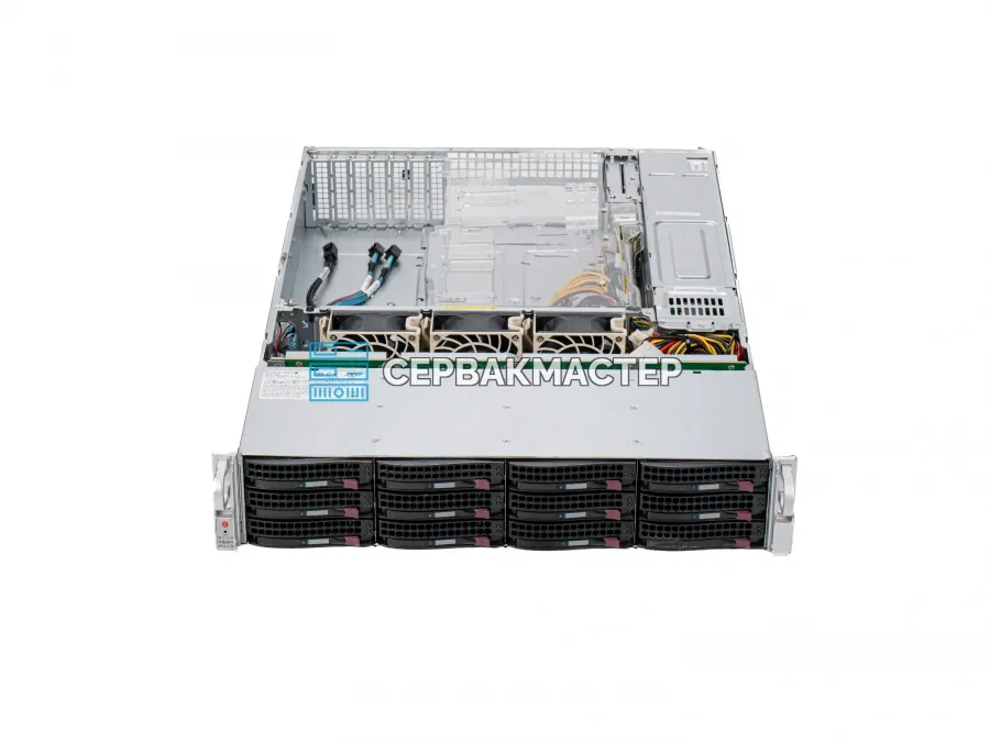 Серверный корпус Supermicro CSE-826 (2U, 12LFF + 2SFF, 2x БП 920W) [826BE1C-R920LPB]
