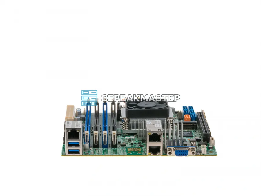 Материнская плата Supermicro X10SDV-4C-TLN2F Mini-ITX BGA1667 4 DIMM DDR4 [MBD-X10SDV-4C-TLN2F] — купить в СервакМастер
