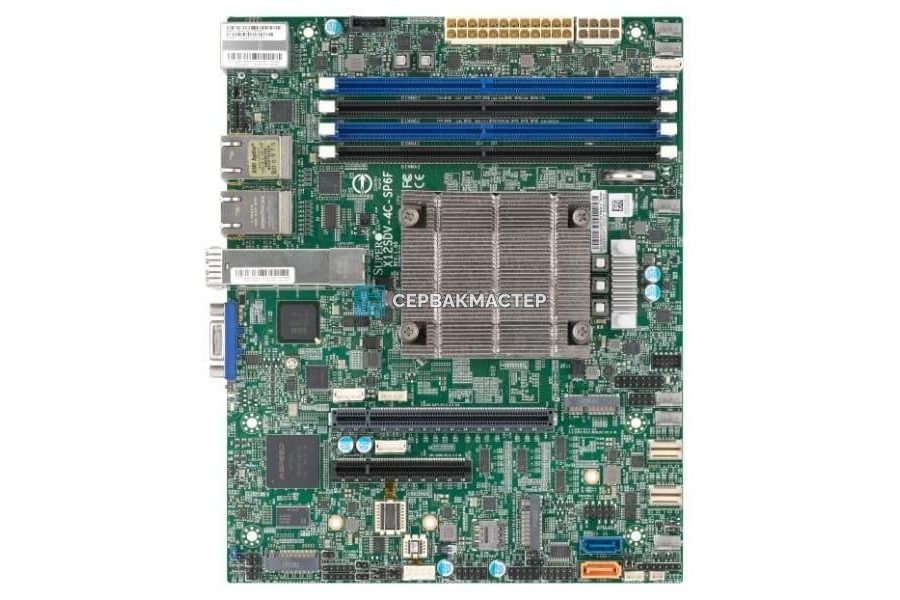 Серверная материнская плата Supermicro X12DDW-A6 (2x LGA4189, Proprietary, 16 DIMM) — купить в СервакМастер