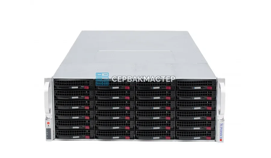 Серверный корпус Supermicro CSE-847 (4U, 24+12 LFF, 2x БП 1600W) [847BE1C-R1K28LPB]
