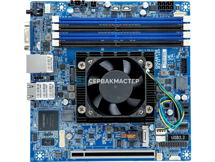 Материнская плата ASRock WRX90 WS EVO EEB, sTR5, 8 DIMM (90-MXBMH0-A0UAYZ) — купить в СервакМастер