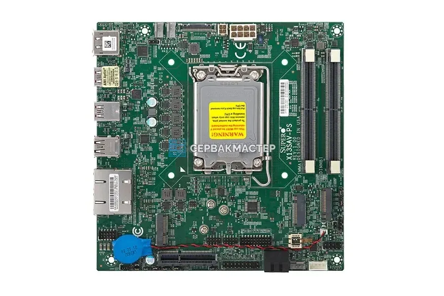 Серверная материнская плата Supermicro X12DPG-QBT6 2x LGA4189, 16 DIMM, Proprietary 15.12" x 13.2" [MBD-X12DPG-QBT6] — купить в СервакМастер