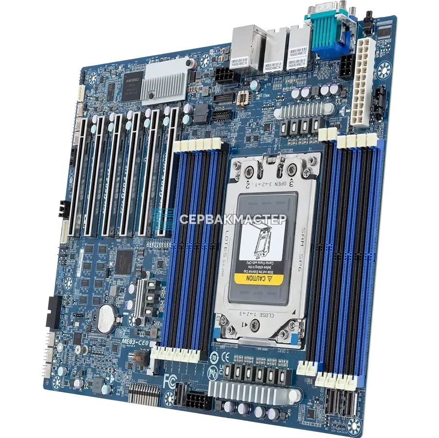 Материнская плата Gigabyte ME03-CE0 Rev 1.0 (ATX, SP6, 12 DIMM) — купить в СервакМастер