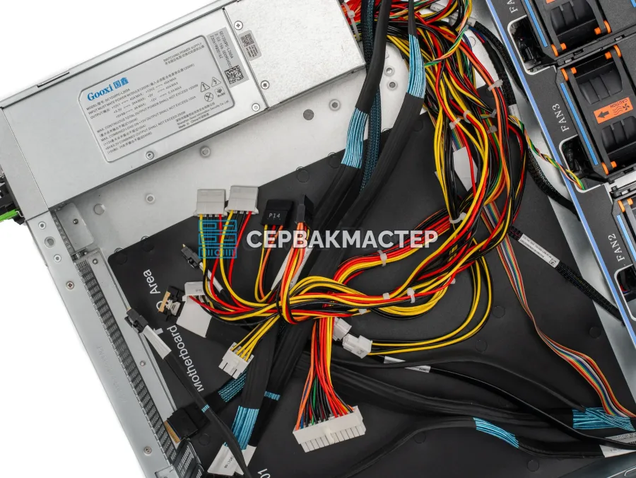 Серверный корпус Gooxi RMC2112-695-NV (2U 12 LFF, 2x БП 1300W) (NVMe)