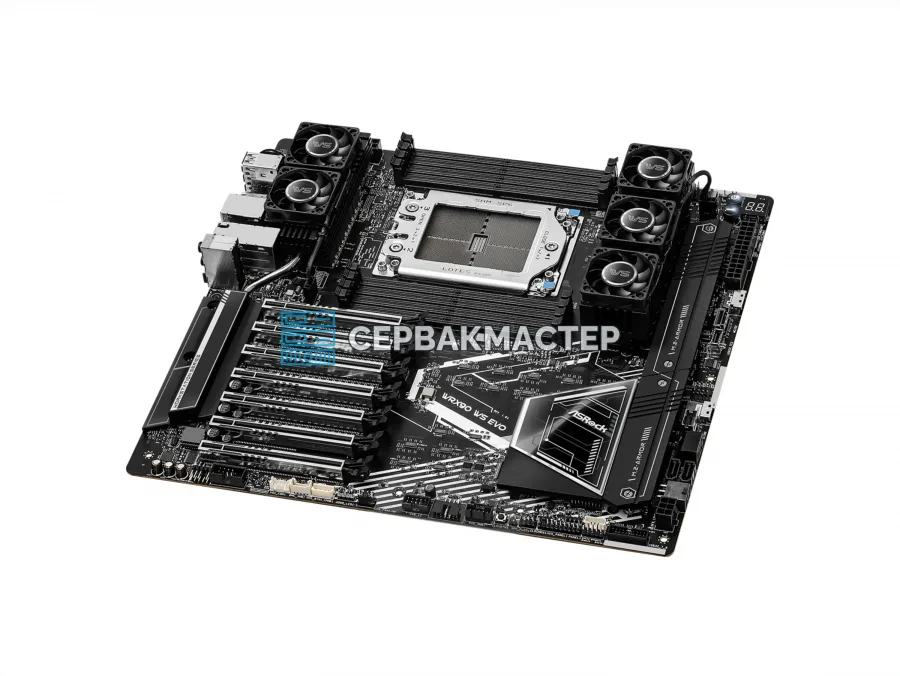 Материнская плата ASRock WRX90 WS EVO EEB, sTR5, 8 DIMM (90-MXBMH0-A0UAYZ) — купить в СервакМастер