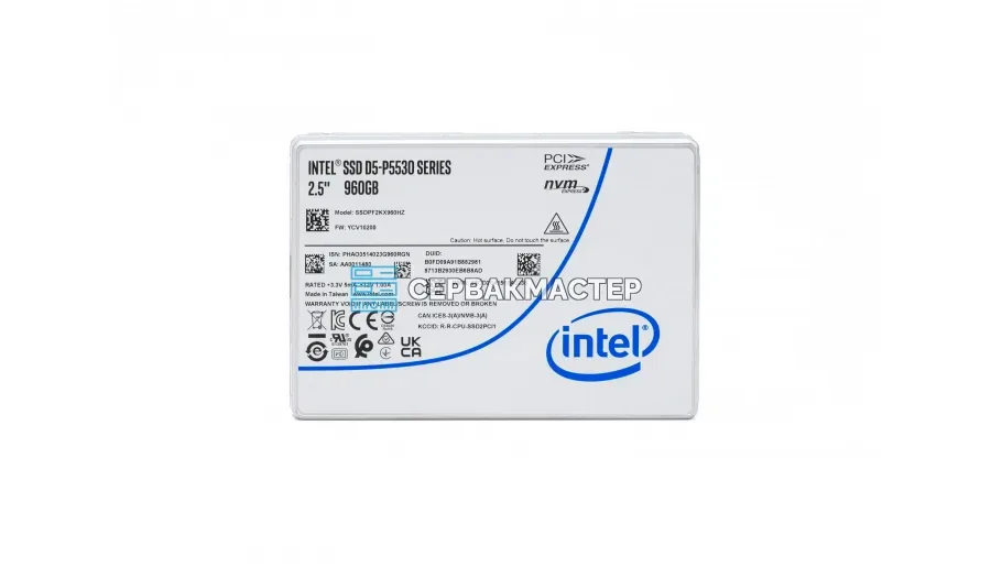 SSD-накопитель Intel D5-P5530 960GB 2.5" U.2 [SSDPF2KX960HZN1]