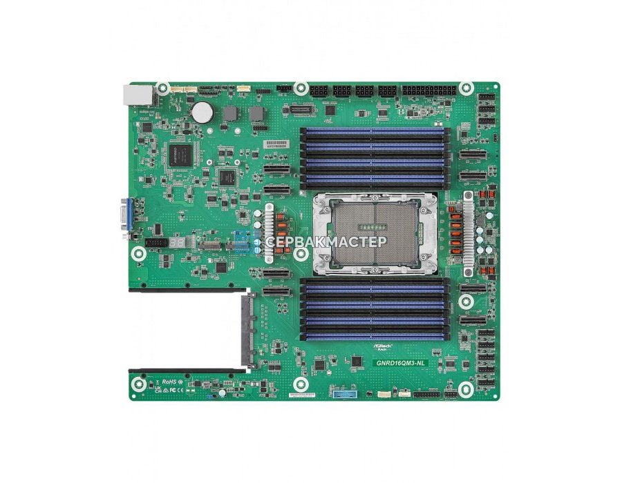 Серверная материнская плата Gigabyte ME03-PE0 Rev 1.x на SoC-сокете SP6, ATX, 6 DIMM DDR5 — купить в СервакМастер
