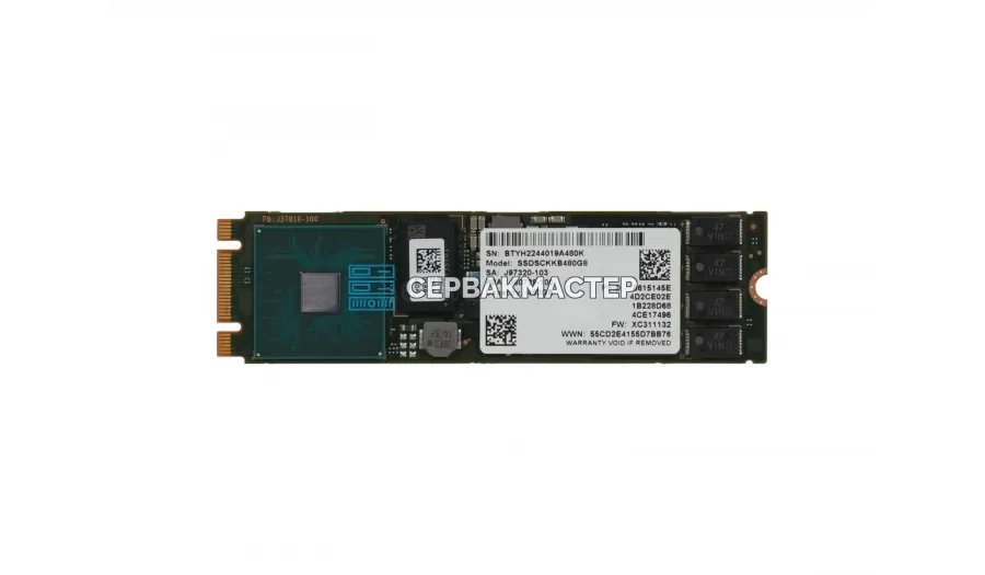 SSD-накопитель Intel D3-S4510 480GB M2 [SSDSCKKB480G801]