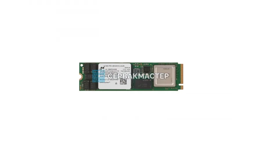 SSD-накопитель Micron 7400 PRO 480GB M2 [MTFDKBA480TDZ]