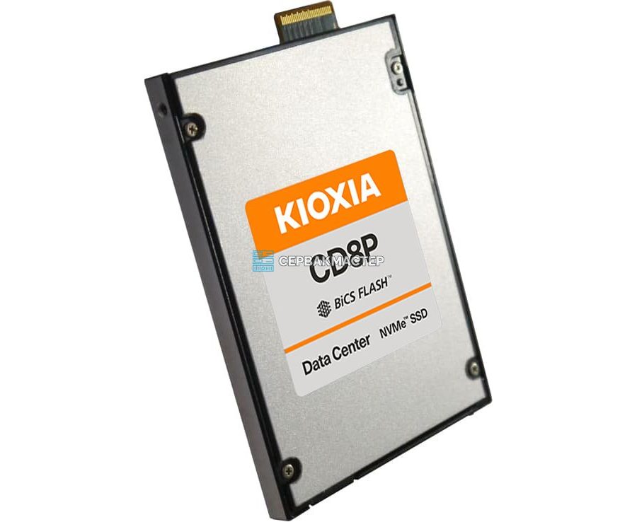 SSD-накопитель Kioxia CD8P-V 12.8TB E3.S 7.5mm [KCD81PJE12T8]