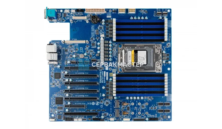 Материнская плата Gigabyte MZ32-AR0 Rev 3.x (E-ATX, SP3, 16 DIMM) — купить в СервакМастер