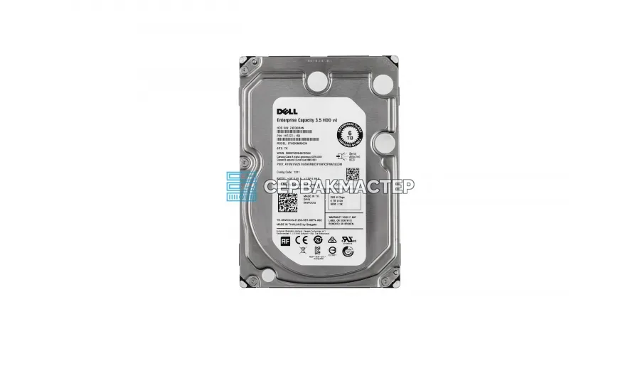 Жесткий диск Seagate Exos 7E10 6TB 3.5" SATA 6Gb/s [ST6000NM019B] — купить в СервакМастер