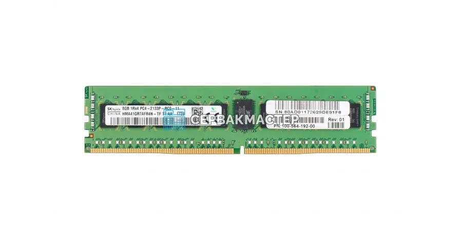 Модуль памяти Micron 8GB DDR4 ECC REG 2133MHz 1Rx4 [MTA18ASF1G72PZ-2G1] — купить в СервакМастер