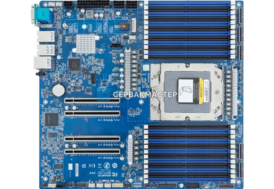 Материнская плата Supermicro X13SEM-F (Micro-ATX, LGA4677, 8 DIMM) [MBD-X13SEM-F] — купить в СервакМастер