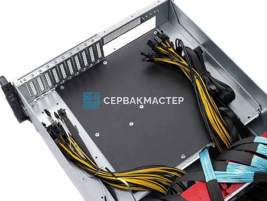 GPU-шасси ALEO 8x GPU 4x 1600W с комплектом кабелей 8PIN
