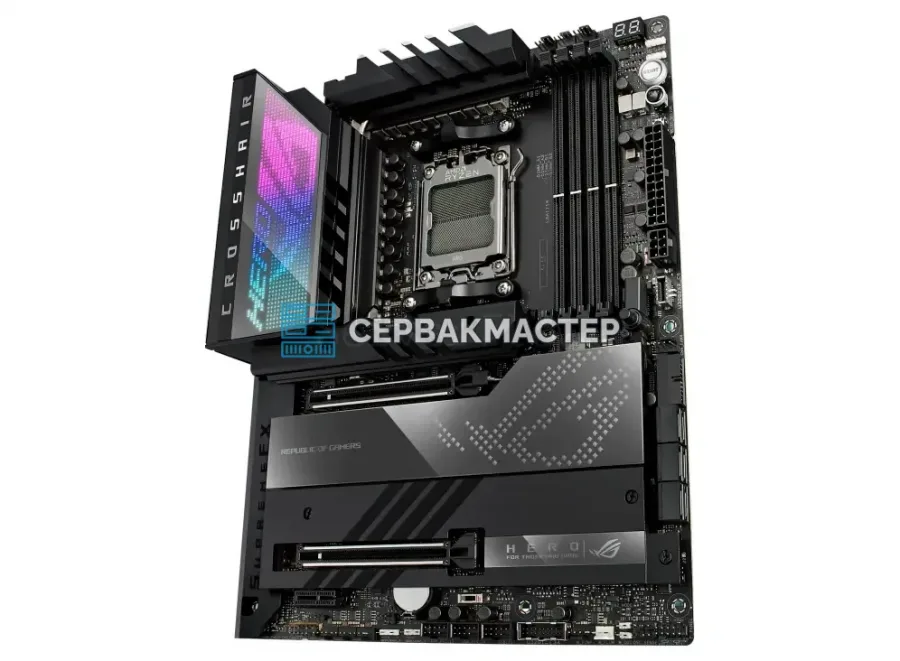 Материнская плата ASUS ROG CROSSHAIR X670E HERO (ATX, AM5, 4 DIMM) — купить в СервакМастер