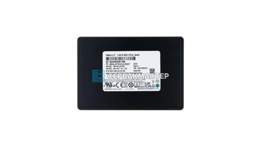 SSD-накопитель Samsung (DELL) PM1645A 1.6TB 2.5" SAS 12Gb/s [MZ-ILT1T6C]