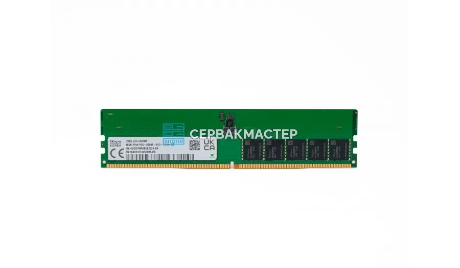 Модуль памяти Samsung 32GB DDR4 ECC UDIMM 2666MHz 2Rx8 [M391A4G43MB1-CTD] — купить в СервакМастер