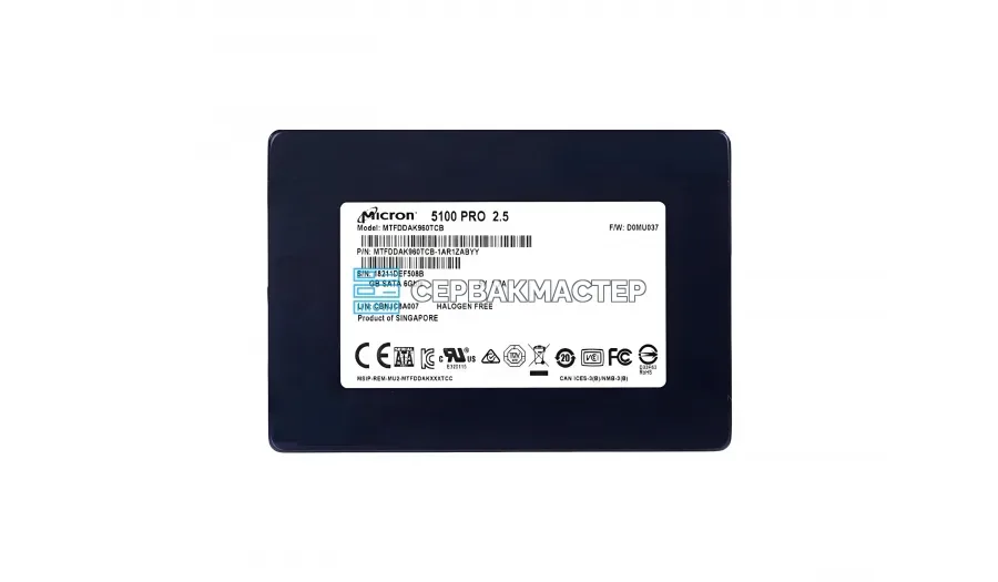 SSD-накопитель Micron 7450 MAX 3.2TB E1.S 15mm [MTFDKCE3T2TFS-1BC1ZABYY]
