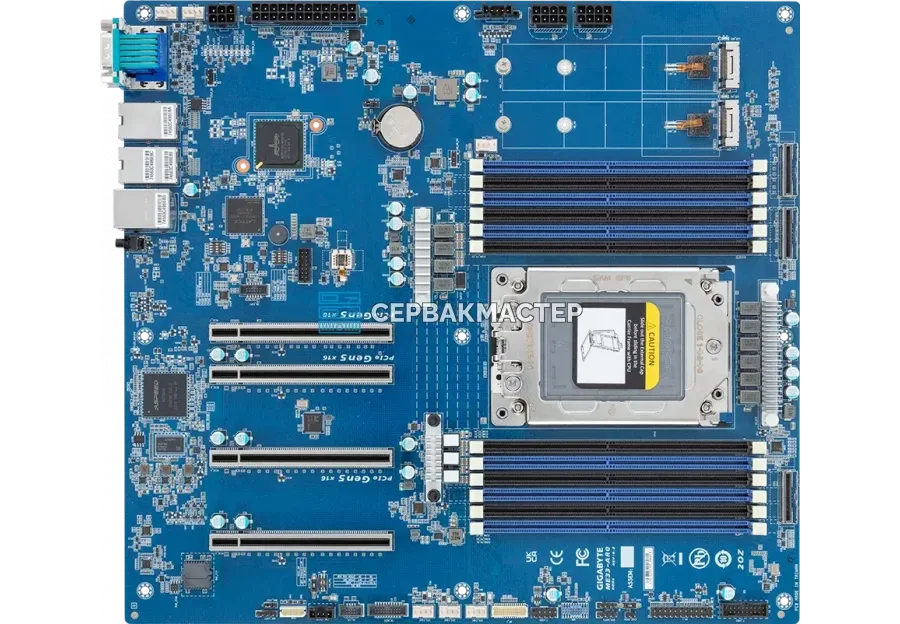 Материнская плата Gigabyte ME33-AR0 Rev 1.0 (E-ATX, SP6, 12 DIMM) — купить в СервакМастер