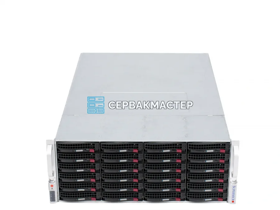 Серверный корпус Supermicro CSE-847 (4U, 24+12 LFF, 2x БП 1600W) [847BE1C-R1K28LPB]