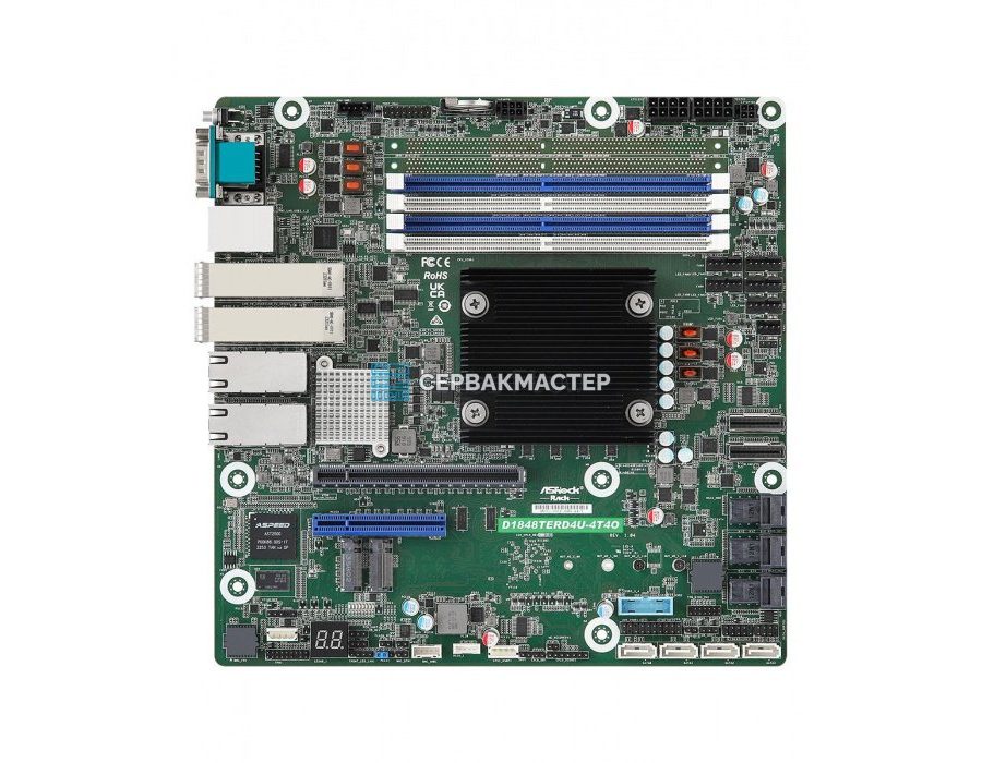 Материнская плата ASRock Rack GNR2D16-2T (2x LGA4710, EEB, 16 DIMM) — купить в СервакМастер