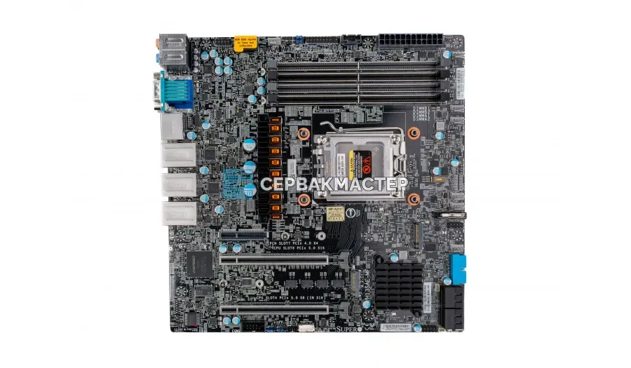 Материнская плата Supermicro H13SAE-MF (Micro-ATX, AM5, 4 DIMM) [MBD-H13SAE-MF] — купить в СервакМастер