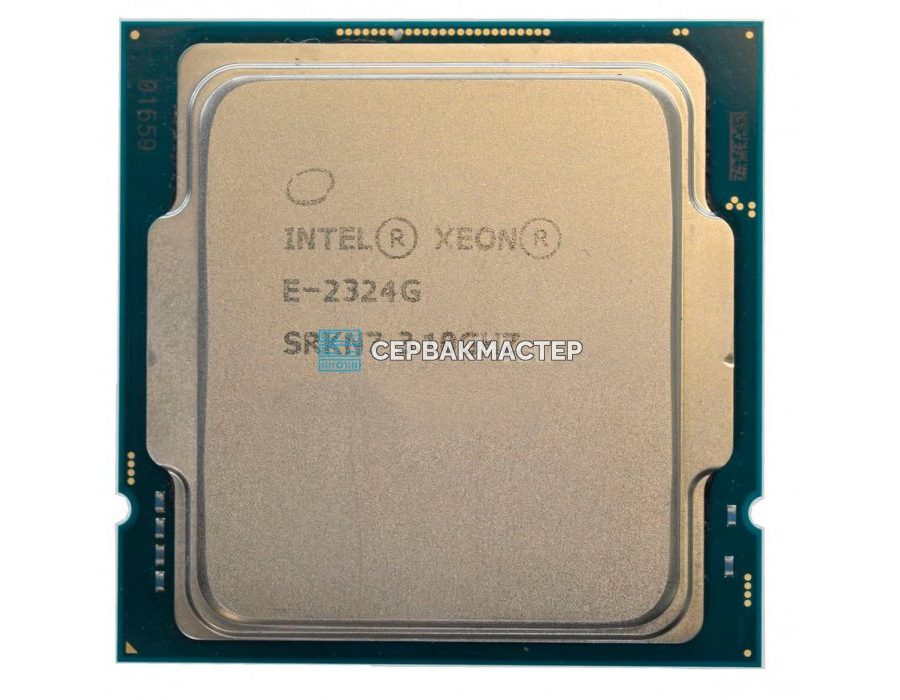 Процессор Intel Xeon E-2324G LGA1200 (4c/4t, 3.1-4.6GHz, 65W, CM8070804496015) — купить в СервакМастер