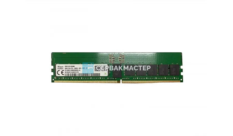 Модуль памяти Samsung 96GB DDR5 ECC RDIMM 6400MHz 2Rx4 M321RYGA0PB2-CCP — купить в СервакМастер
