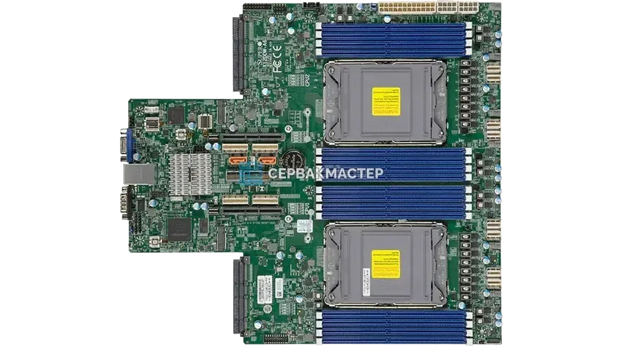 Материнская плата Supermicro X13SEM-F (Micro-ATX, LGA4677, 8 DIMM) [MBD-X13SEM-F] — купить в СервакМастер