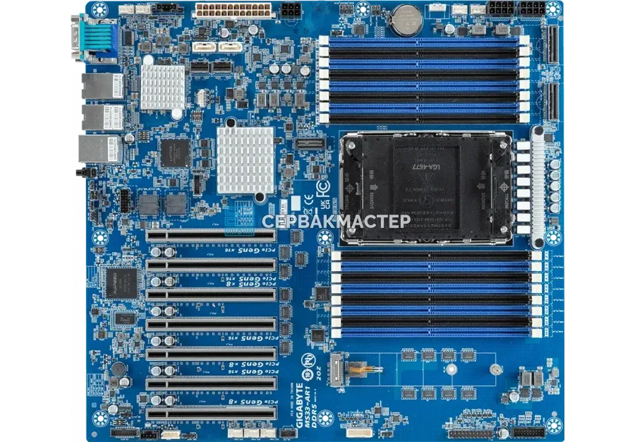 Материнская плата Gigabyte ME03-CE0 Rev 1.0 (ATX, SP6, 12 DIMM) — купить в СервакМастер