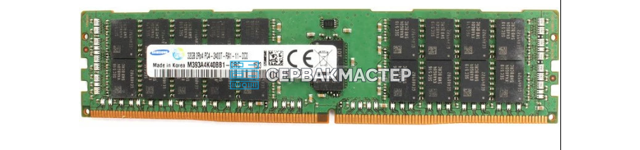 Модуль памяти Samsung 32GB DDR4 ECC REG 2400MHz 4DRx4 LRDIMM M386A4G40DM1-CRC — купить в СервакМастер