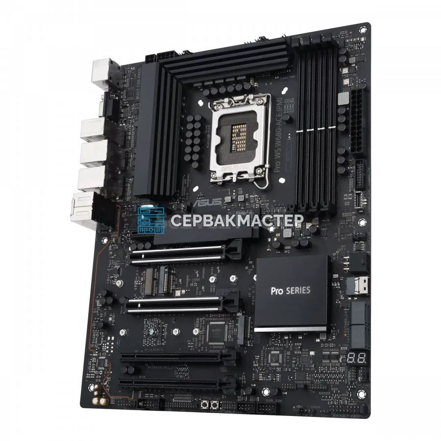 ASUS Pro WS W680-ACE IPMI: серверная плата ATX LGA1700, 4 DIMM — купить в СервакМастер