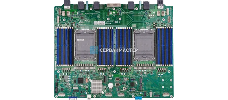 Серверная материнская плата Supermicro X14SAV-TLN4F (Flex ATX, LGA1851, 2 DIMM) [MBD-X14SAV-TLN4F-B] — купить в СервакМастер