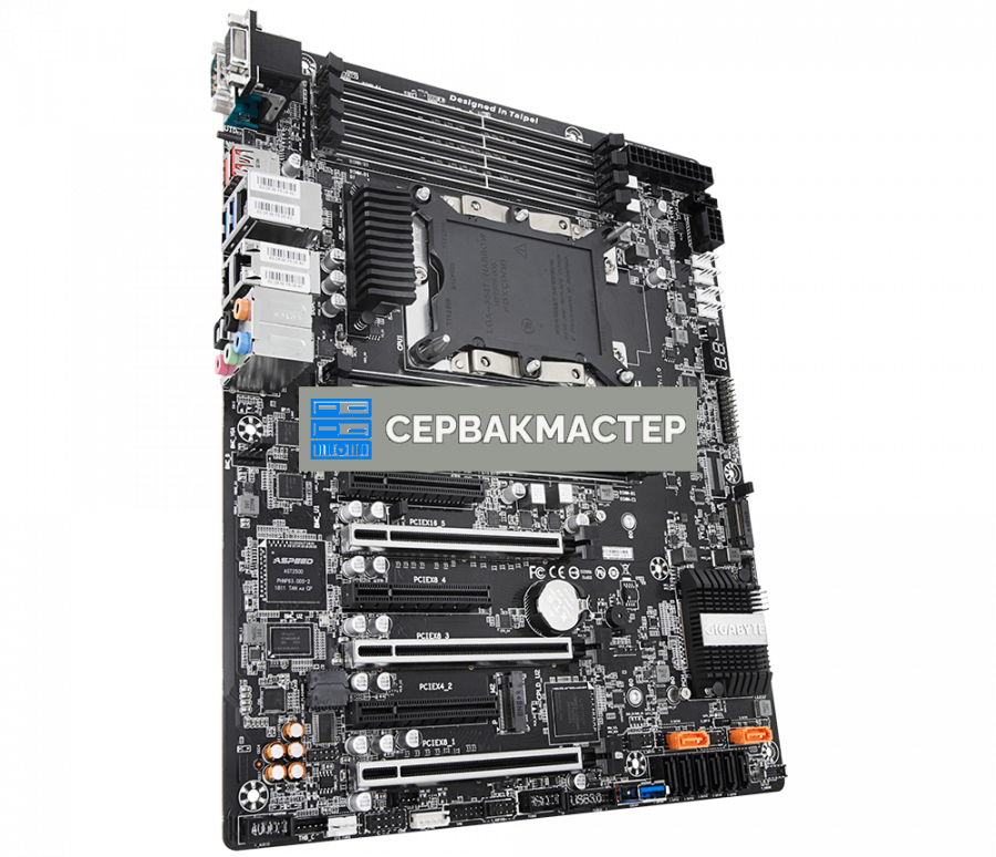 Серверная материнская плата GIGABYTE C621-SU8 (ATX, LGA3647, 8 DIMM) — купить в СервакМастер