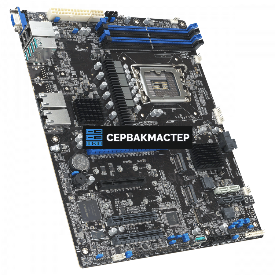 Материнская плата ASUS P13R-E/10G-2T ATX LGA1700 4 DIMM DDR5, 2x10GbE — купить в СервакМастер