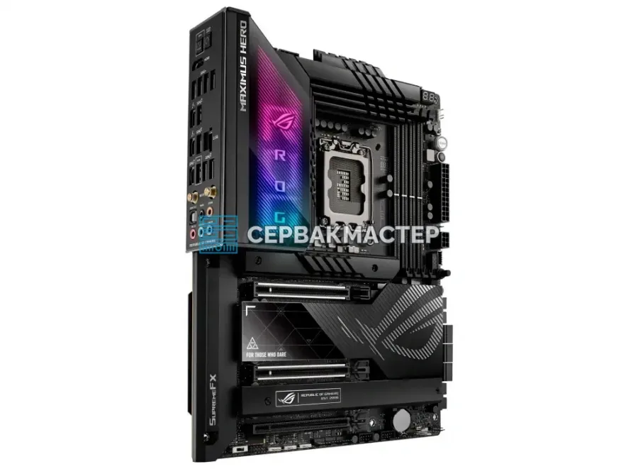 ASUS ROG MAXIMUS Z790 HERO — топовая плата ATX LGA1700 на 4 DIMM DDR5 — купить в СервакМастер