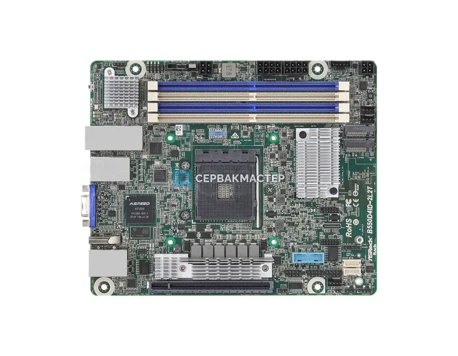 Материнская плата Intel Server Board D50DNP (Custom 8.33" x 21.5", LGA4677, 16 DIMM) — купить в СервакМастер