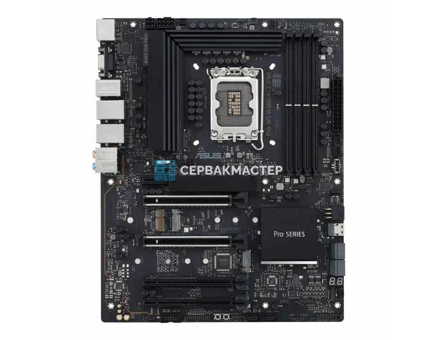 ASUS Pro WS W680-ACE IPMI: серверная плата ATX LGA1700, 4 DIMM — купить в СервакМастер