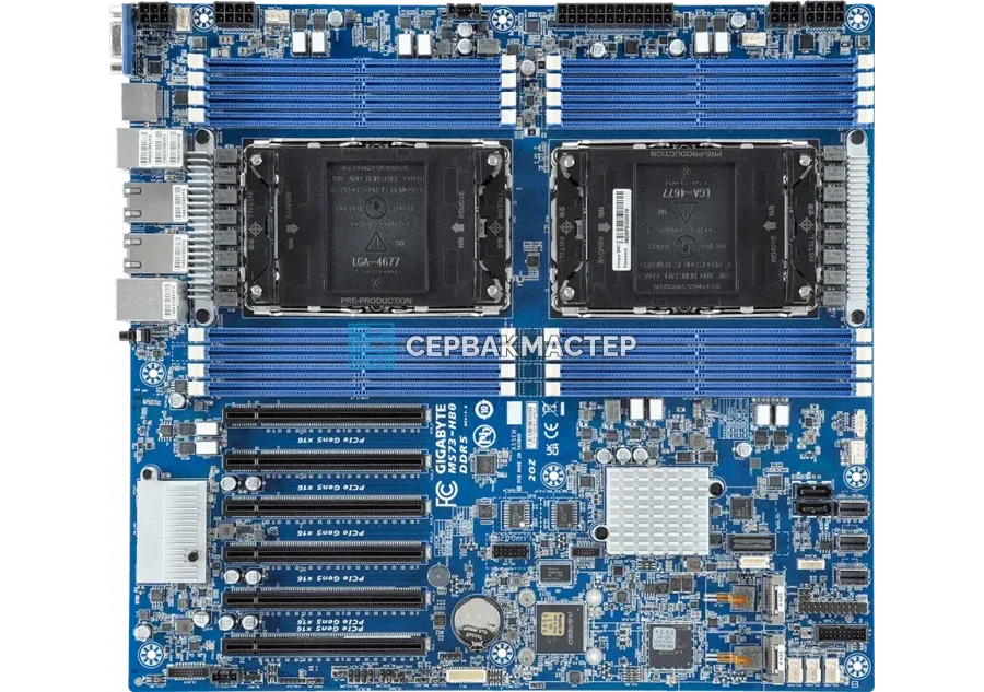 Материнская плата GIGABYTE C621 AORUS XTREME E-ATX, LGA3647, 12 DIMM (12ME-C621AX-1001R) — купить в СервакМастер