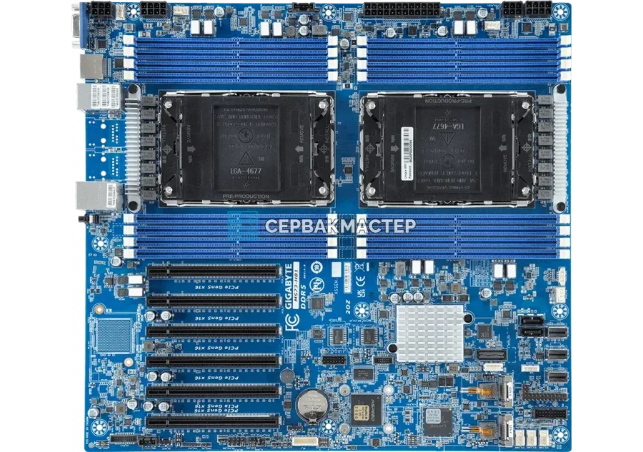 Материнская плата GIGABYTE W790 AI TOP (E-ATX, LGA4677, 8 DIMM) — купить в СервакМастер