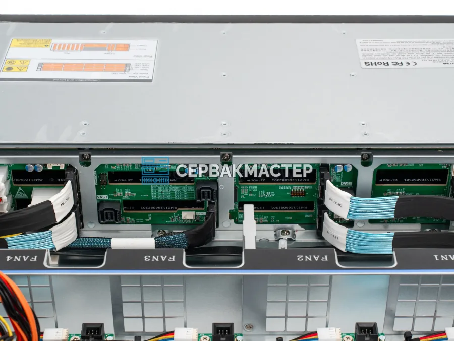 Серверный корпус Gooxi RMC2112-695-NV (2U 12 LFF, 2x БП 1300W) (NVMe)