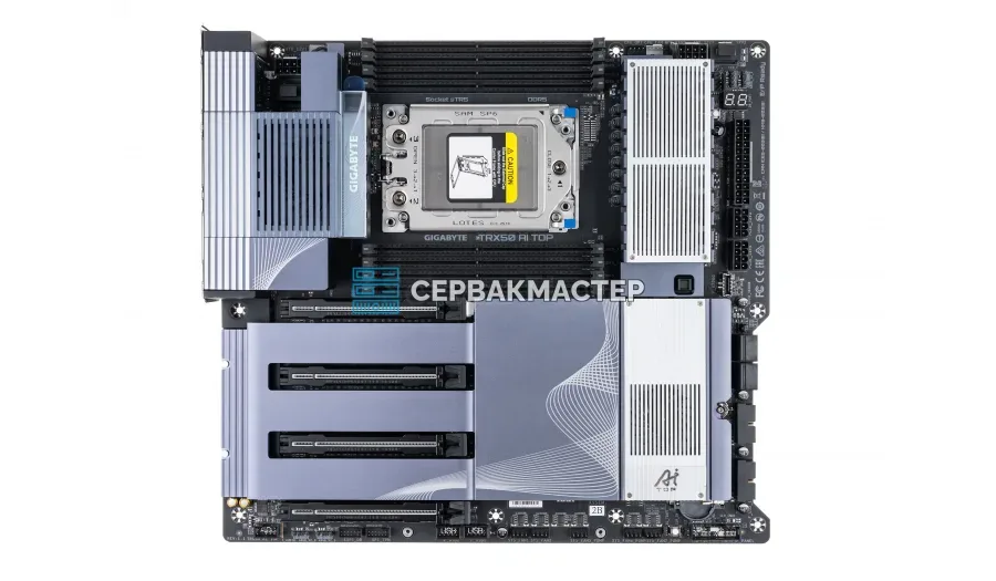 Серверная материнская плата Supermicro H13SSL-N Rev 2.0 на SP5, ATX, 12 DIMM [MBD-H13SSL-N] — купить в СервакМастер