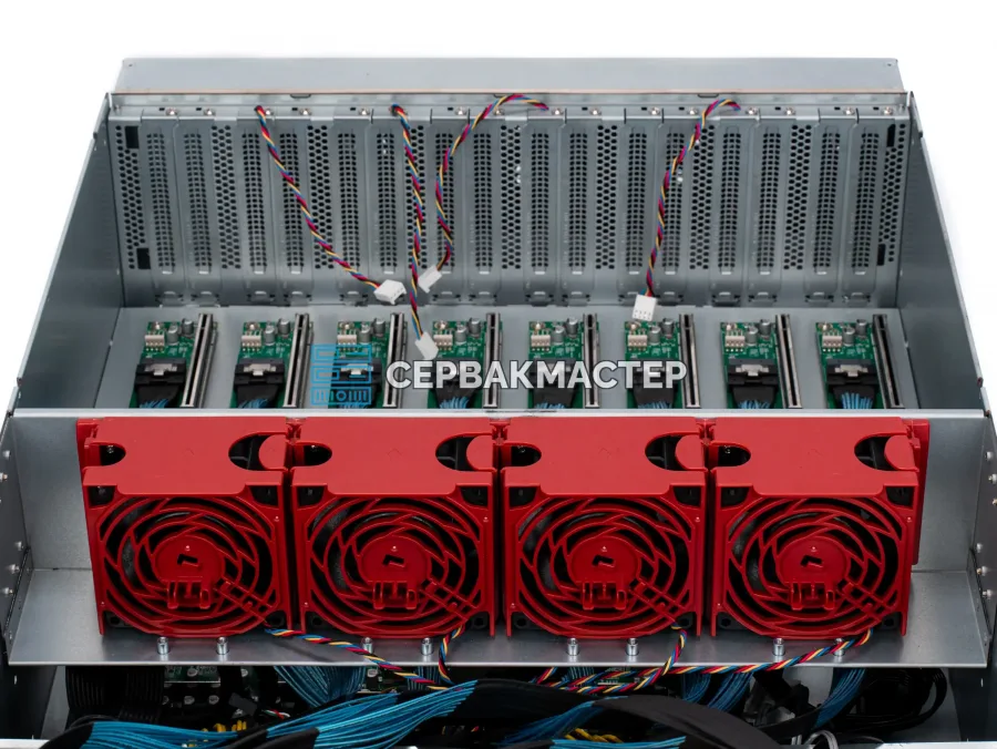 GPU-шасси ALEO 8x GPU 4x 1600W с комплектом кабелей 8PIN
